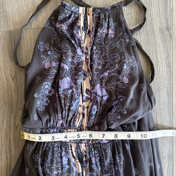 Free People Black and Blue Backless Dress - Picture 6 of 6